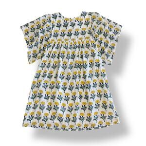 Emerson Fry Basalie Dress in Big Marigolds Size Small, Boho, Organic Cotton